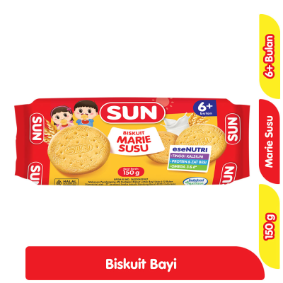Promo SUN Biskuit Bayi Marie Susu 150 g Alfamart