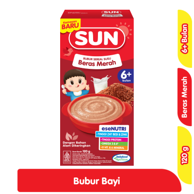 Sun Bubur Bayi Beras Merah 120 g