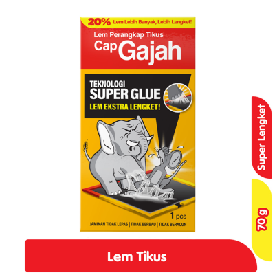 Cap Gajah Lem Perangkap Tikus 70 g