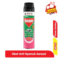 Promo Harga Baygon Insektisida Spray Flower Garden 600 ml - Alfamart