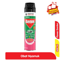 Promo Harga Baygon Insektisida Spray Flower Garden 600 ml - Alfamart