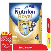 Promo Harga Nutrilon Royal 4 Susu Pertumbuhan Vanila 400 gr - Alfamart