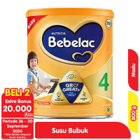 Promo Harga Bebelac 4 Susu Pertumbuhan Madu 800 gr - Alfamart