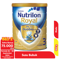 Promo Harga Nutrilon Royal 3 Susu Pertumbuhan Madu 800 gr - Alfamart