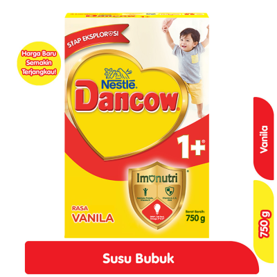 Promo Nestle Dancow 1+ Imunutri Susu Bubuk Pertumbuhan Anak 1-3 tahun Vanila 750 g Alfamart
