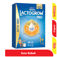 Promo Harga Lactogrow 3 Susu Pertumbuhan Plain 750 gr - Alfamart