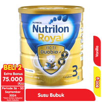 Promo Harga Nutrilon Royal 3 Susu Pertumbuhan Vanila 800 gr - Alfamart