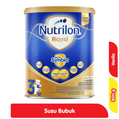 Promo Nutrilon Royal 3 Susu Bubuk Pertumbuhan Anak Vanila 800 g Alfamart