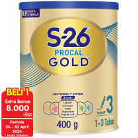 S26 Procal Gold Susu Pertumbuhan Vanilla 400 gr