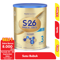 Promo Harga S26 Procal Gold Susu Pertumbuhan Vanilla 400 gr - Alfamart