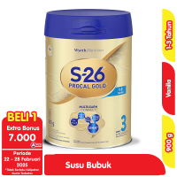 Promo Harga S26 Procal Gold Susu Pertumbuhan Vanilla 900 gr - Alfamart