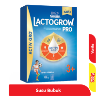 Promo Harga Lactogrow 4 Susu Pertumbuhan Vanila 750 gr - Alfamart