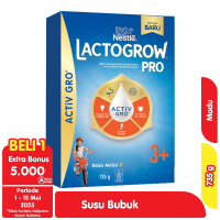 Promo Harga Lactogrow 4 Susu Pertumbuhan Madu 750 gr - Alfamart