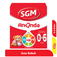 Promo Harga SGM Ananda 1 Formula Bayi 0-6 Bulan 150 gr - Alfamart