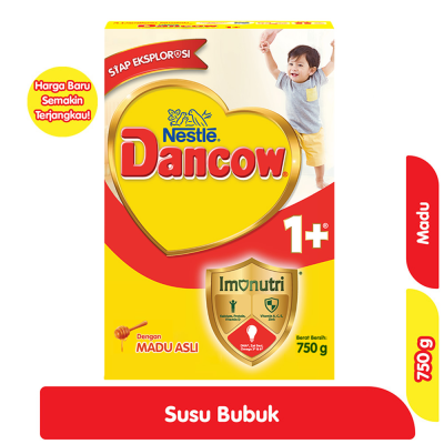 Promo Nestle Dancow 1+ Imunutri Susu Bubuk Pertumbuhan Anak 1-3 tahun Madu 750 g Alfamart