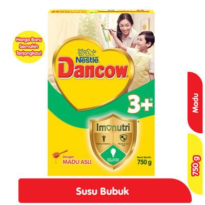 Promo Nestle Dancow 3+ Imunutri Susu Bubuk Pertumbuhan Anak 3-5 tahun Madu 750 g Alfamart