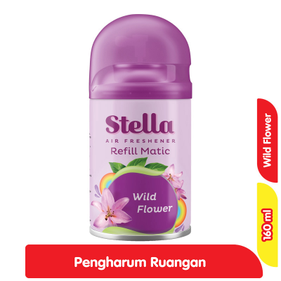 Promo Stella Pengharum Ruangan Otomatis Wild Flower Refill 160 ml Alfamart