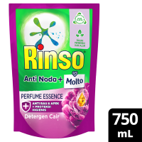 Promo Harga Rinso Liquid Detergent + Molto Purple Perfume Essence 750 ml - Alfamart