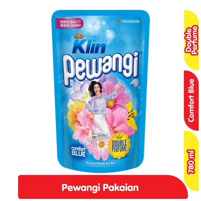 Promo So Klin Pewangi Pakaian Comfort Blue Refill 780 ml Alfamart