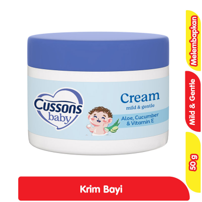 Promo Cussons Baby Mild & Gentle Krim Bayi 50 g Alfamart