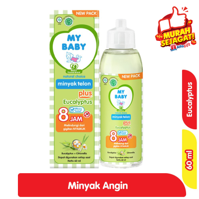 Promo My Baby Minyak Telon Plus Eucalyptus + Citronella 60 ml Alfamart