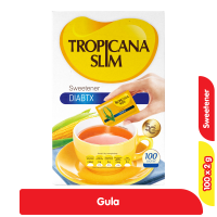 Promo Harga Tropicana Slim Sweetener Diabtx 100 pcs - Alfamart