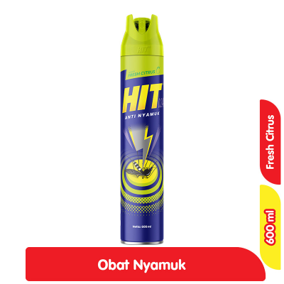 Promo HIT Expert Obat Nyamuk Aerosol Fresh Citrus 600 ml Alfamart
