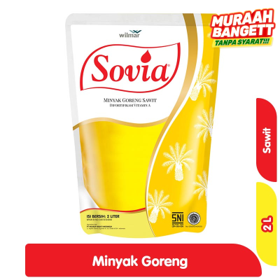 Promo Sovia Minyak Goreng Sawit Pouch 2 L Alfamart
