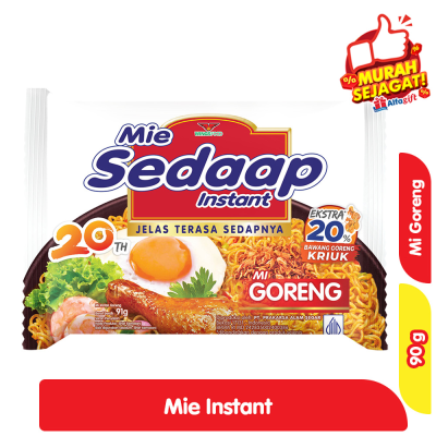 Promo Sedaap Mi Instan Goreng 90 g Alfamart