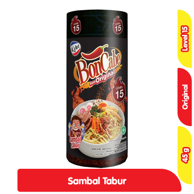 Promo Kobe BonCabe Sambal Tabur Original Level 15 45 g Alfamart