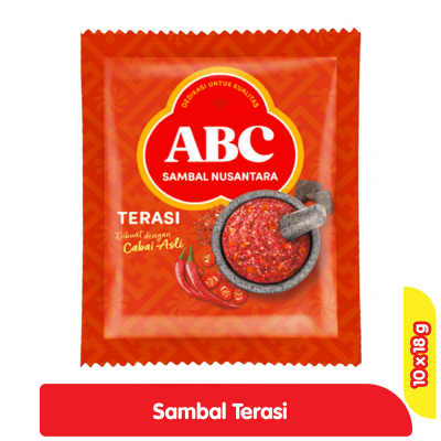 Promo ABC Nusantara Sambal Terasi 10 x 18 g Alfamart