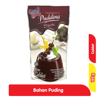 Nutrijell Puding Instan Susu Rasa Coklat Pouch 145 g