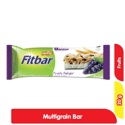 Promo Fitbar Snack Bar Fruits Delight 20 g Alfamart