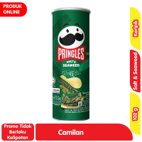 Promo Harga Pringles Potato Crisps Salt & Seaweed 107 gr - Alfamart