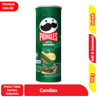 Promo Harga Pringles Potato Crisps Salt & Seaweed 107 gr - Alfamart