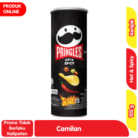 Promo Harga Pringles Potato Crisps Hot & Spicy 107 gr - Alfamart