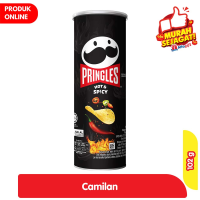 Promo Harga Pringles Potato Crisps Hot & Spicy 107 gr - Alfamart