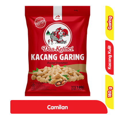 Promo Dua Kelinci Kacang Kulit Garing 180 g Alfamart