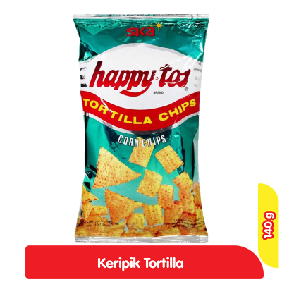 Promo Happy Tos Keripik Tortilla Hijau 140 g Alfamart