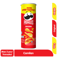 Promo Harga Pringles Potato Crisps Original 107 gr - Alfamart