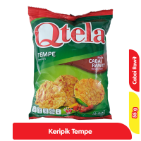 Promo Harga Qtela Keripik Tempe Cabai Rawit 55 gr - Alfamart