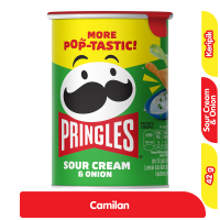 Promo Harga Pringles Potato Crisps Sour Cream & Onion 42 gr - Alfamart