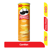 Promo Harga Pringles Potato Crisps Cheesy Cheese 107 gr - Alfamart
