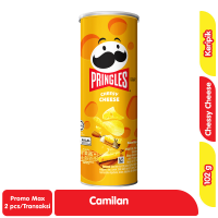 Promo Harga Pringles Potato Crisps Cheesy Cheese 107 gr - Alfamart