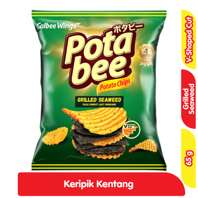 Promo Potabee Keripik Kentang Rumput Laut Panggang 65 g Alfamart