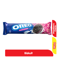 Promo Harga Oreo Biskuit Sandwich Strawberry 123 gr - Alfamart