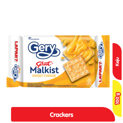 Promo Gery Saluut Malkist Crackers Keju 100 g Alfamart