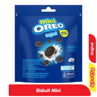 Promo Harga Oreo Mini Biskuit Sandwich Vanilla 61 gr - Alfamart