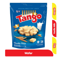 Promo Harga Tango Wafer Vanilla Milk 115 gr - Alfamart