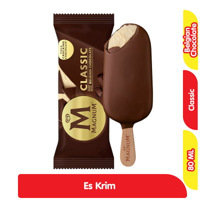 Promo Wall's Magnum Es Krim Vanila Klasik 80 ml Alfamart